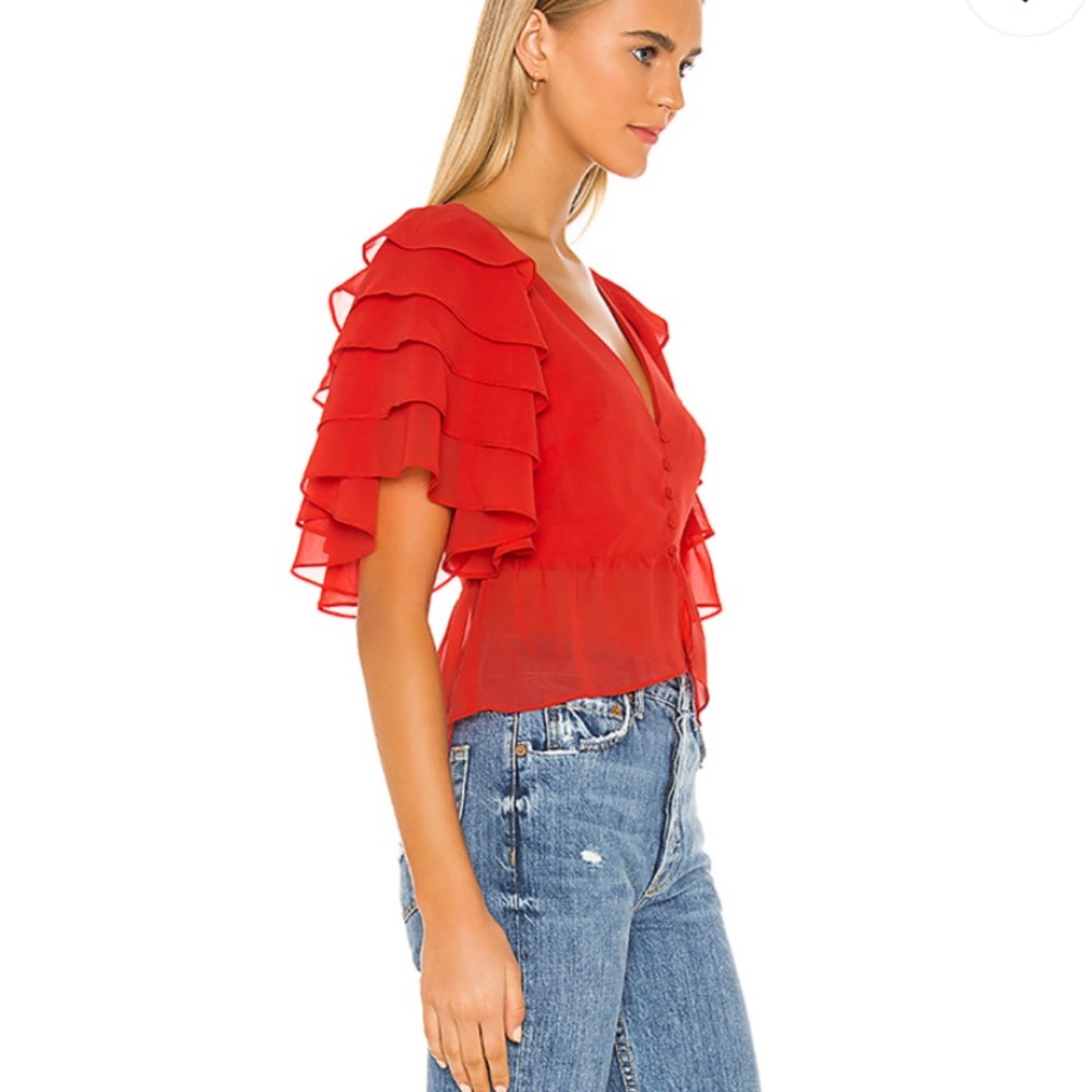 Red blouse - Picture 2 of 5